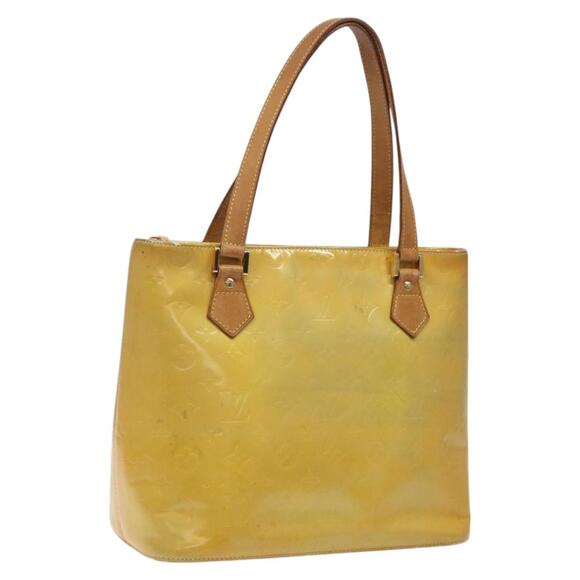 LOUIS VUITTON Monogram Vernis Houston Hand Bag Gris M91053 - Picture 1 of 16